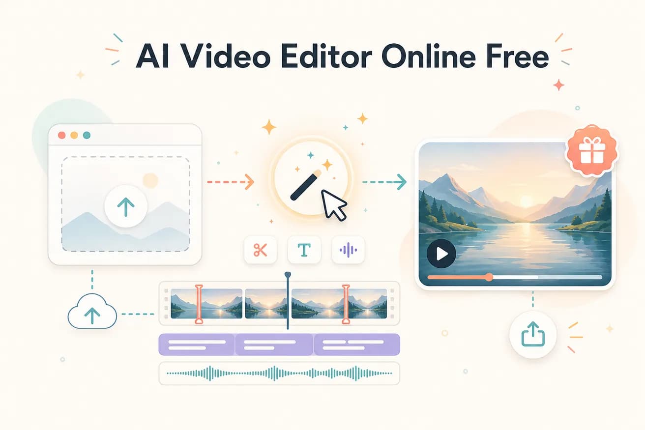 AI video editor online free — Editly 3 free browser-based AI exports