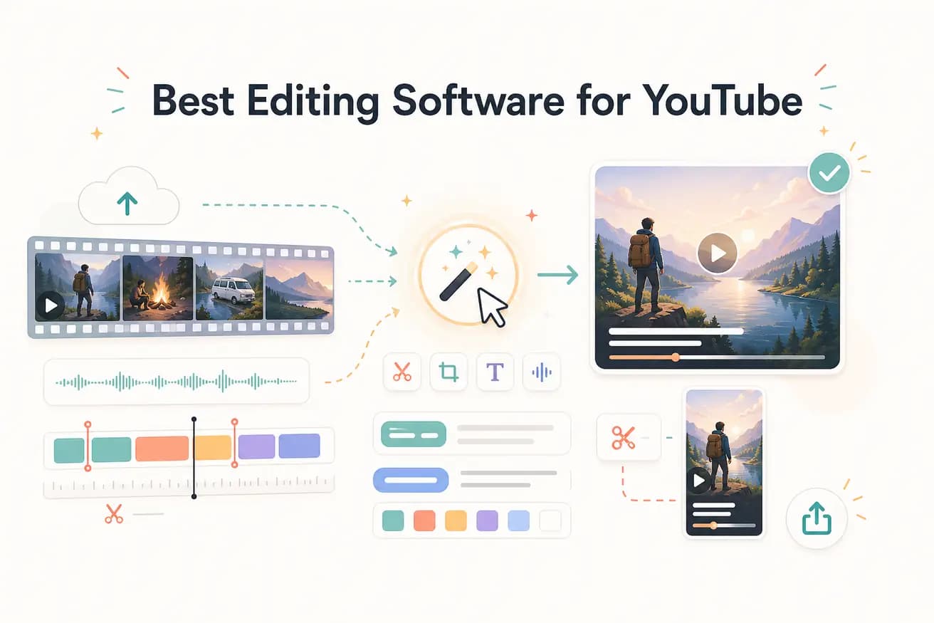 Best YouTube editing software — Editly AI prompt workflow