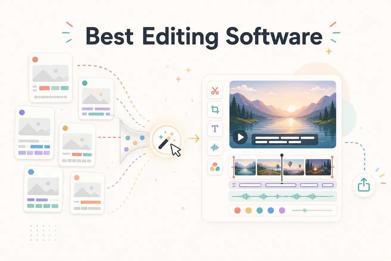 Best editing software comparison 2026
