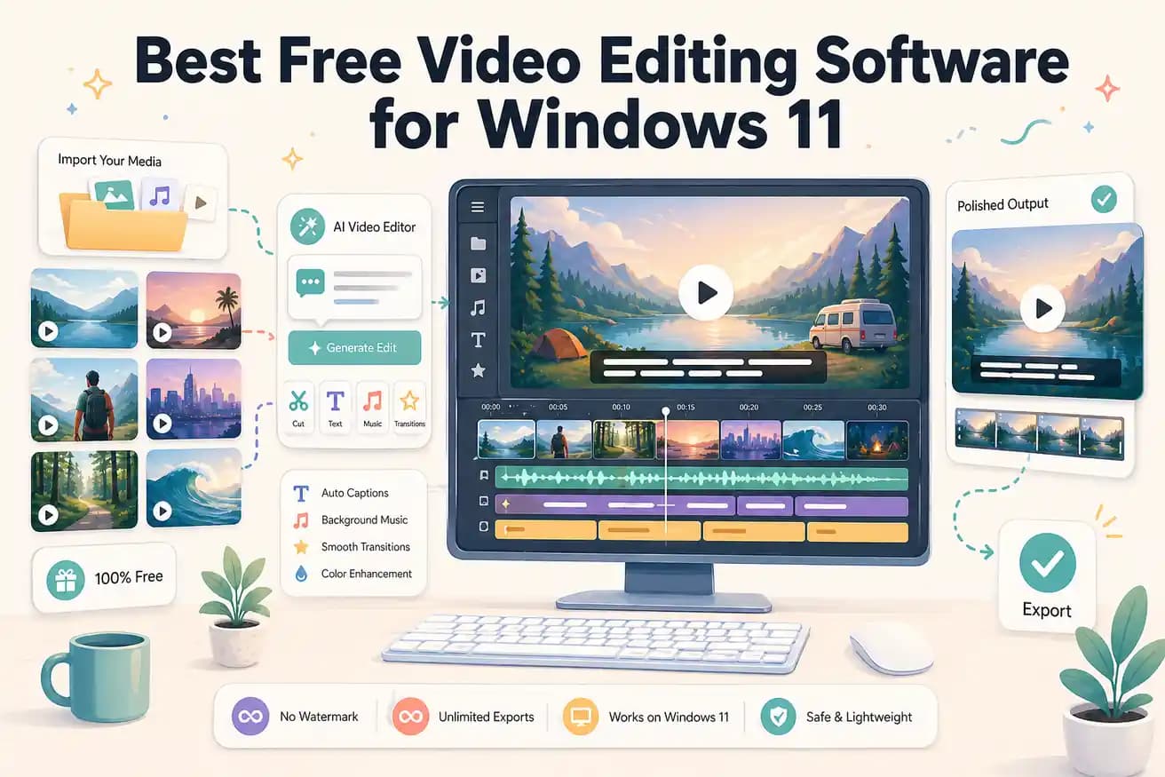 Best free video editing software for Windows 11 comparison