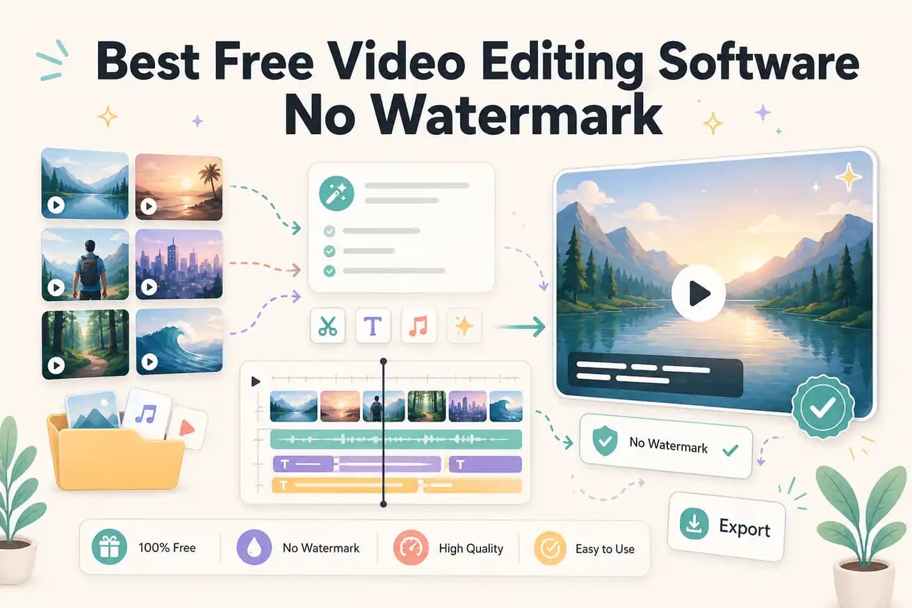 Best free video editing software with no watermark — comparison