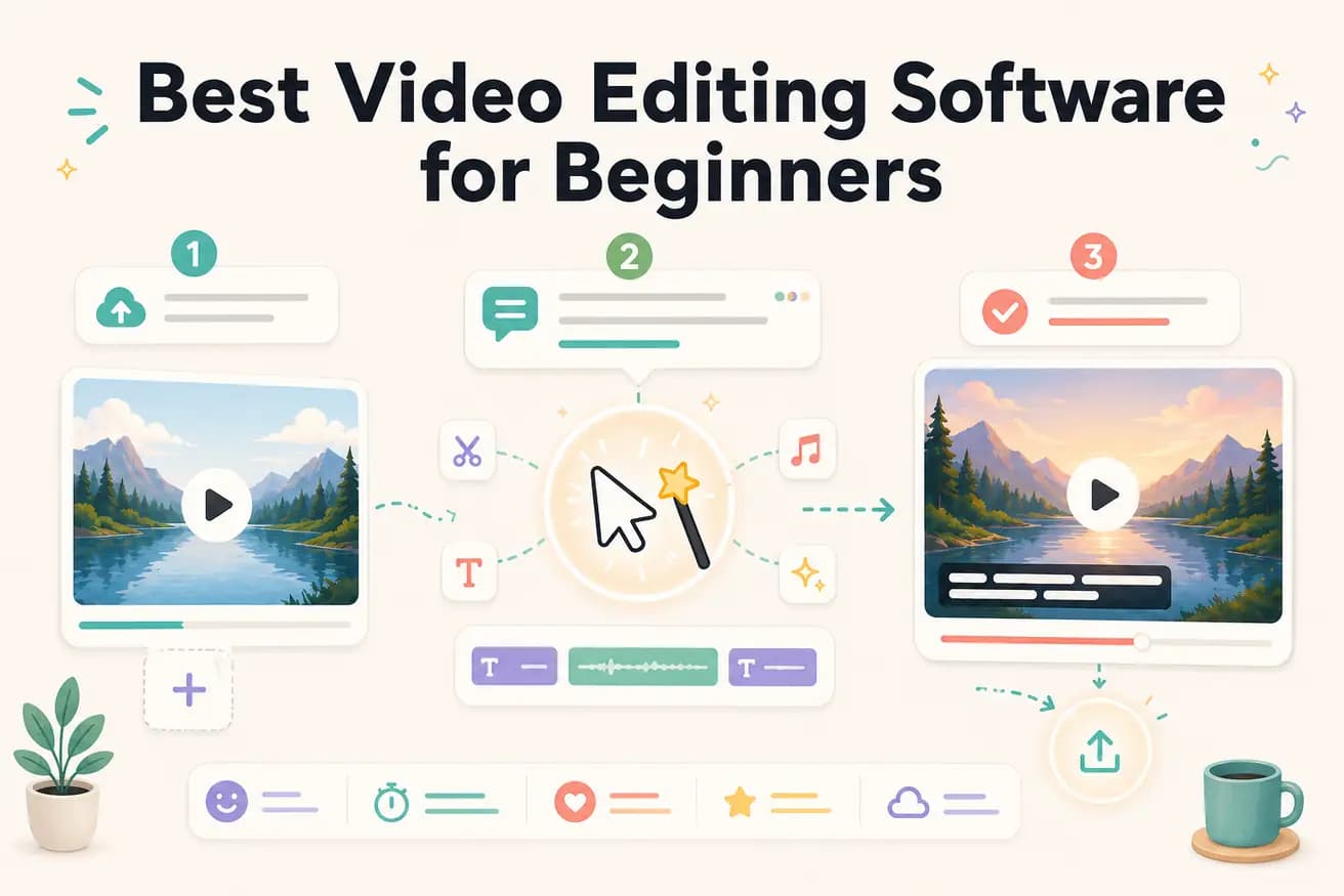 Best beginner video editing software — Editly no-timeline approach
