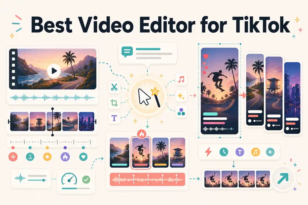 Best TikTok video editor — Editly prompt workflow for vertical content