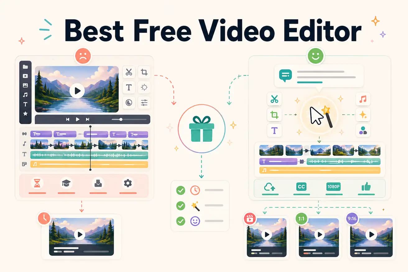 Best free video editor comparison — DaVinci Resolve vs Editly AI