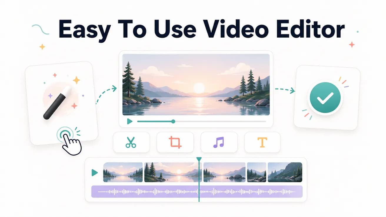 Easy to use video editor — Editly AI prompt interface, no timeline