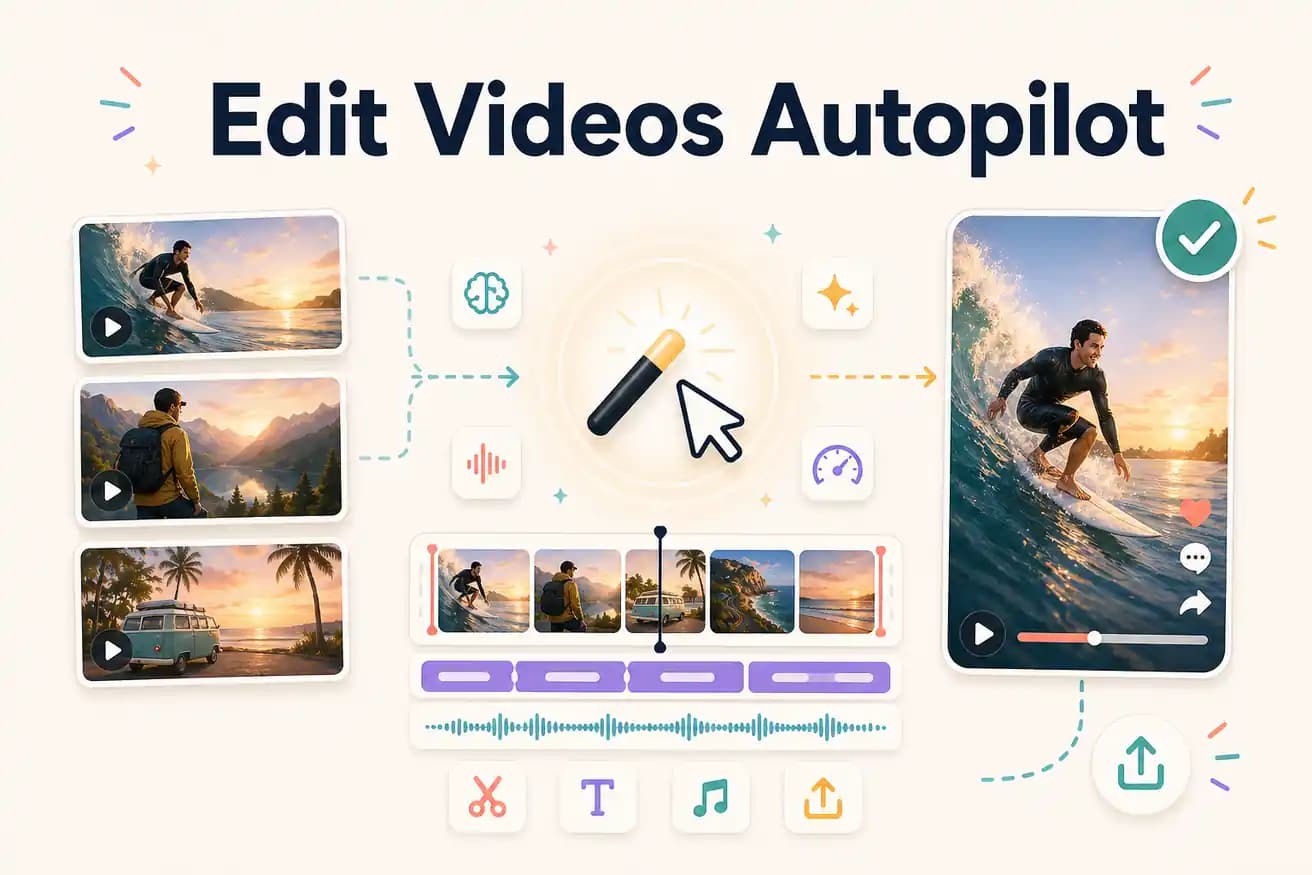 Edit videos on autopilot — Editly AI automated editing workflow