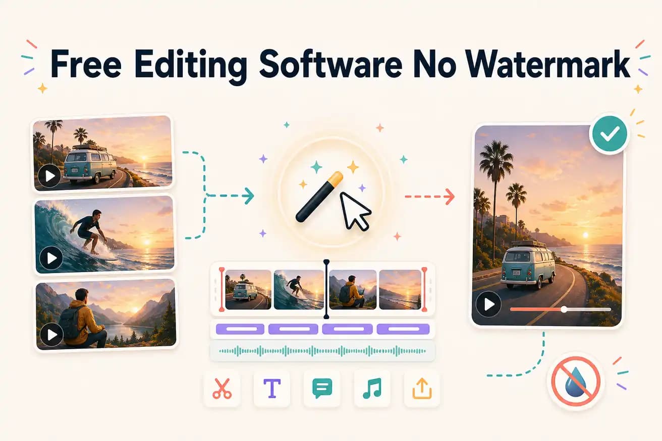 Free editing software no watermark comparison