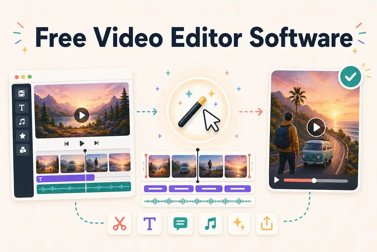 Free video editor software comparison 2026