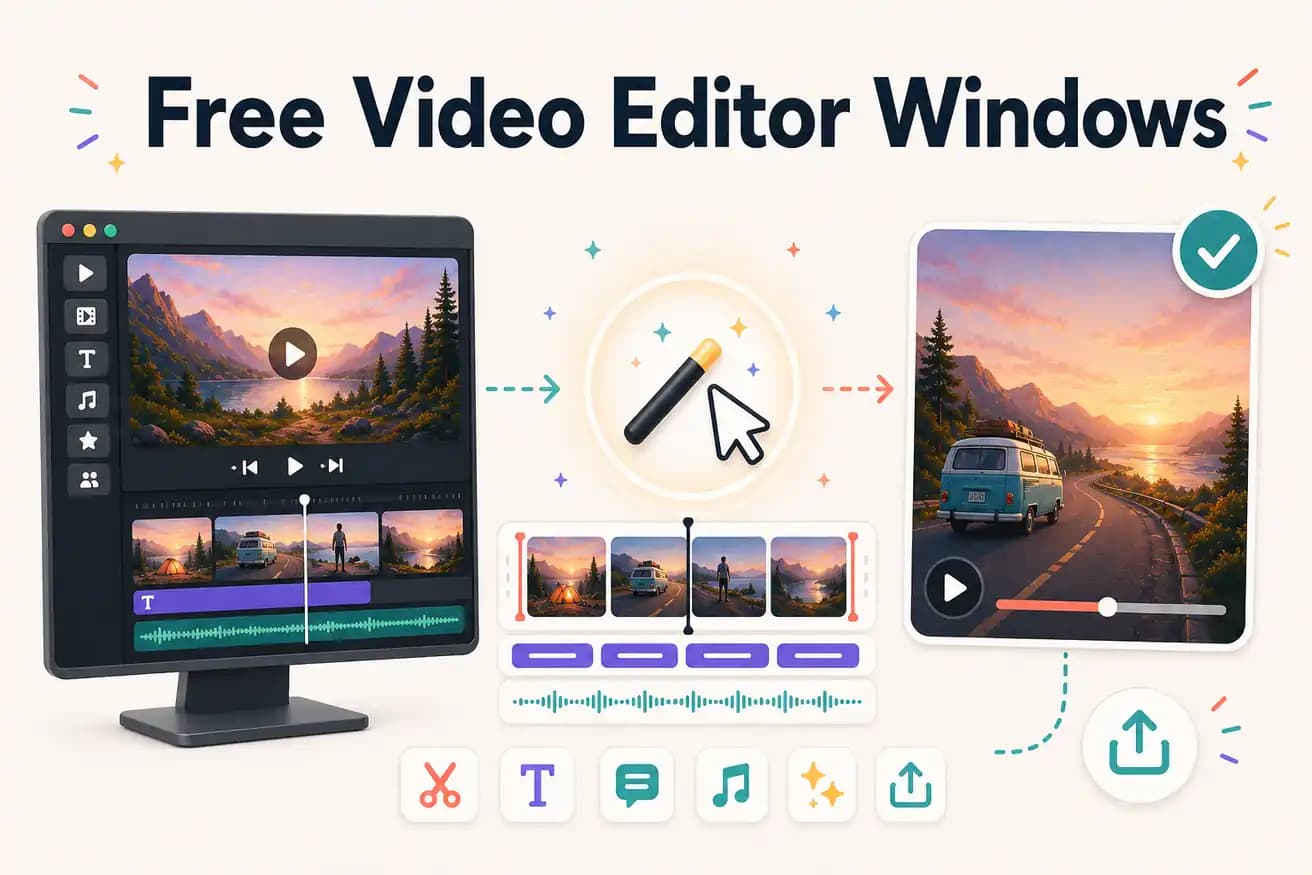 Free video editor for Windows comparison 2026