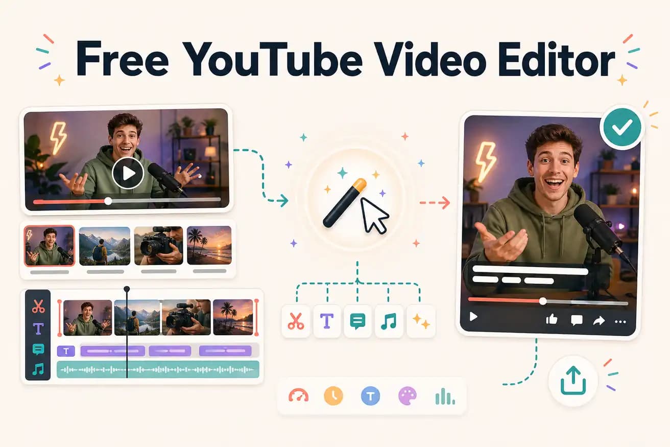 Free YouTube video editor comparison — DaVinci Resolve vs Editly AI