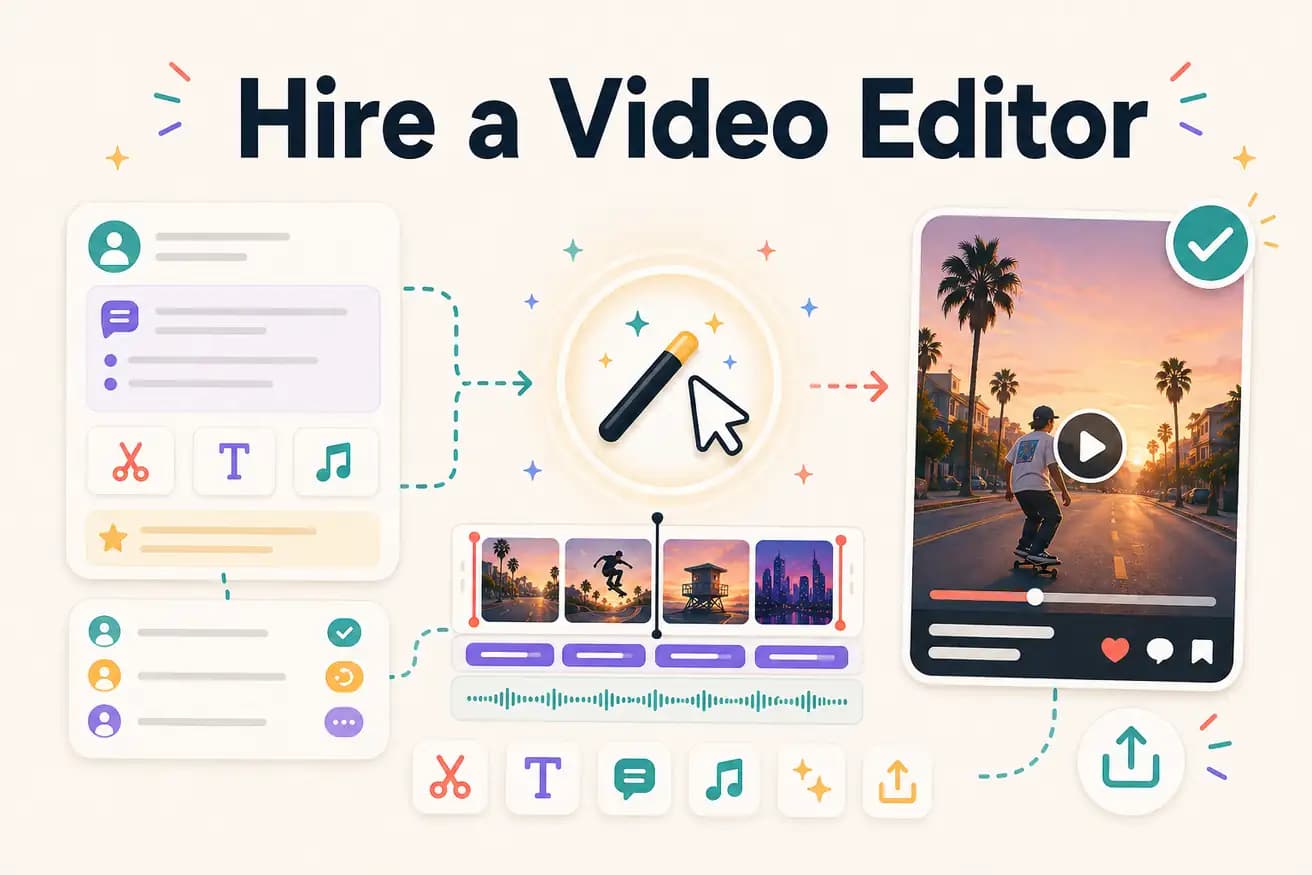 Hire a video editor alternative — Editly AI vs hiring comparison
