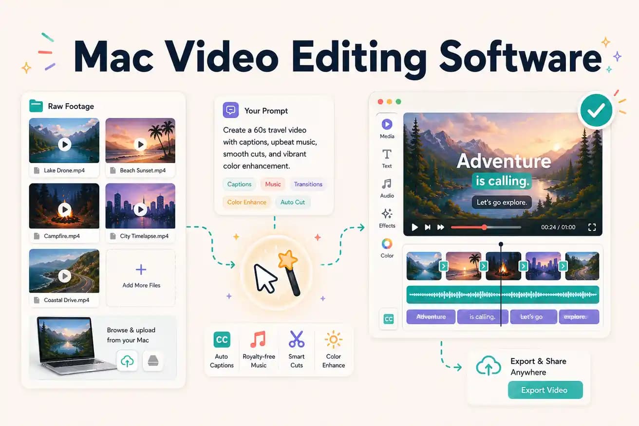 Mac video editing software comparison 2026