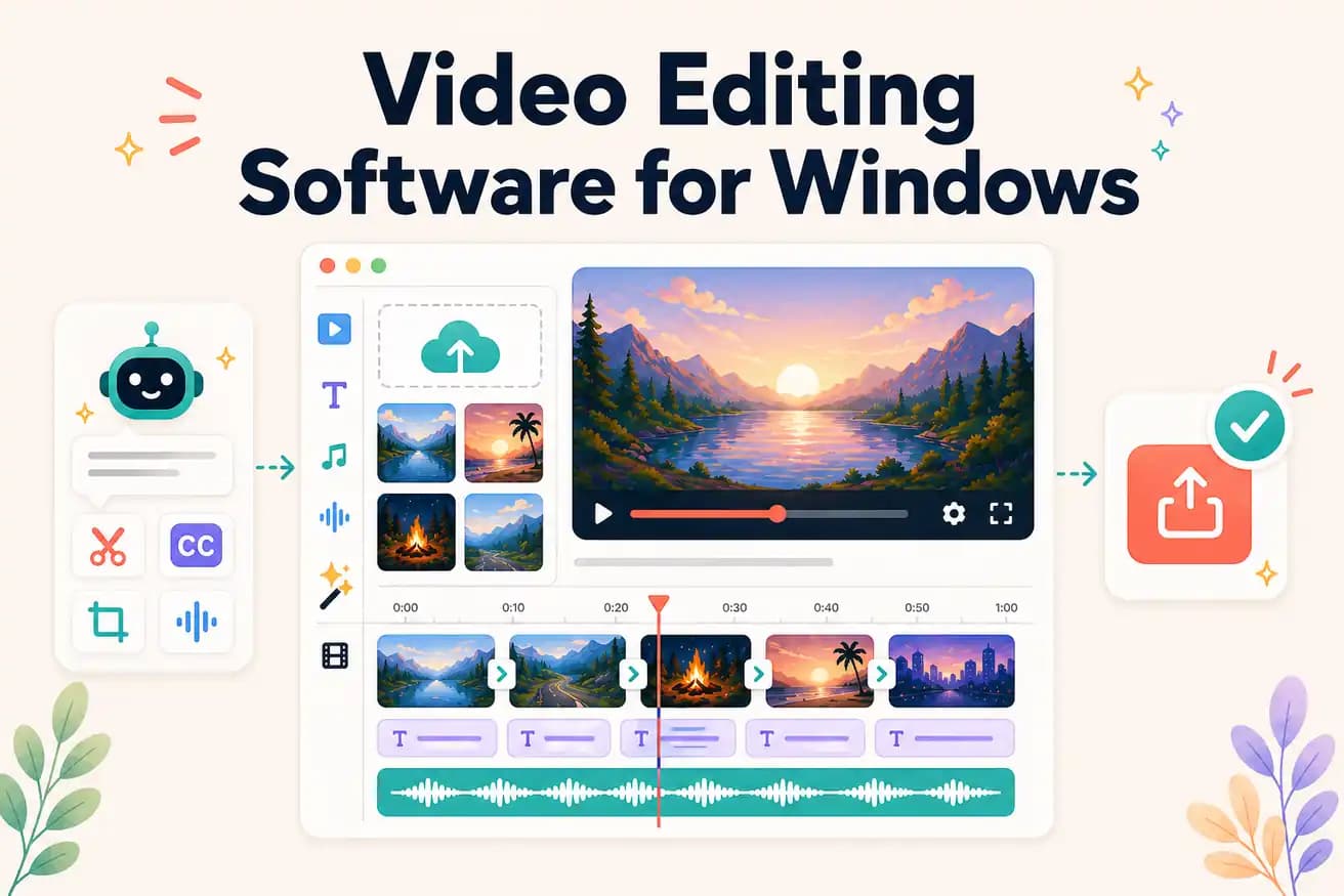 Video editing software for Windows 2026 comparison