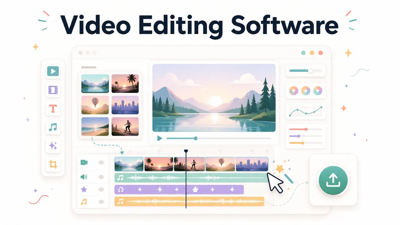 Video editing software comparison 2026 — manual to AI spectrum