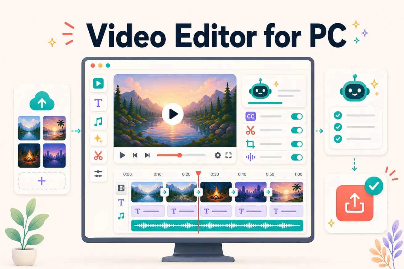 Video editor for PC — DaVinci Resolve vs Editly AI in Edge