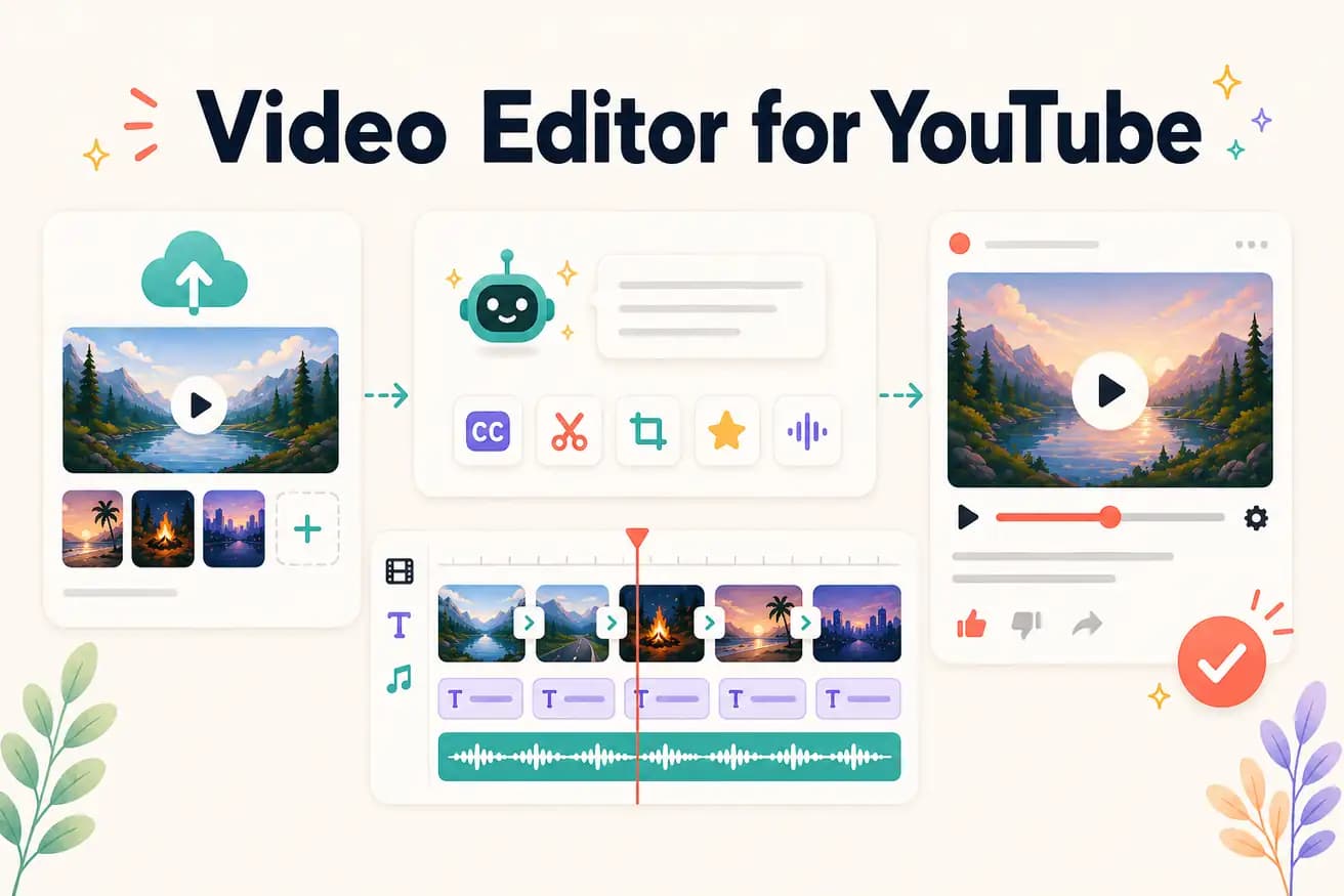 Video editor for YouTube — Editly AI vs DaVinci Resolve comparison