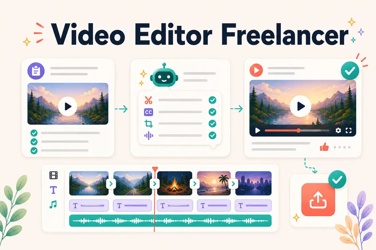 Video editor freelancer vs Editly AI comparison