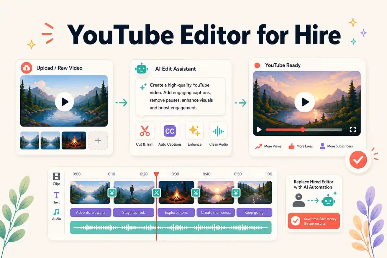 YouTube editor for hire vs Editly AI — comparison